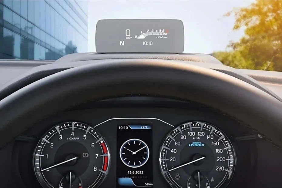 2026 Maruti Brezza head-up display and digital instrument cluster