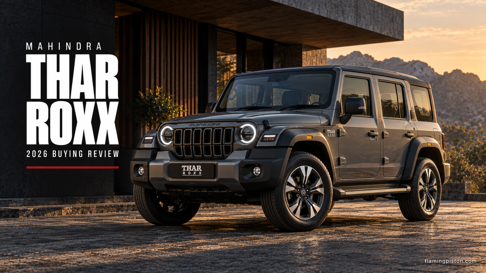 Mahindra Thar Roxx 4x4 editorial review banner