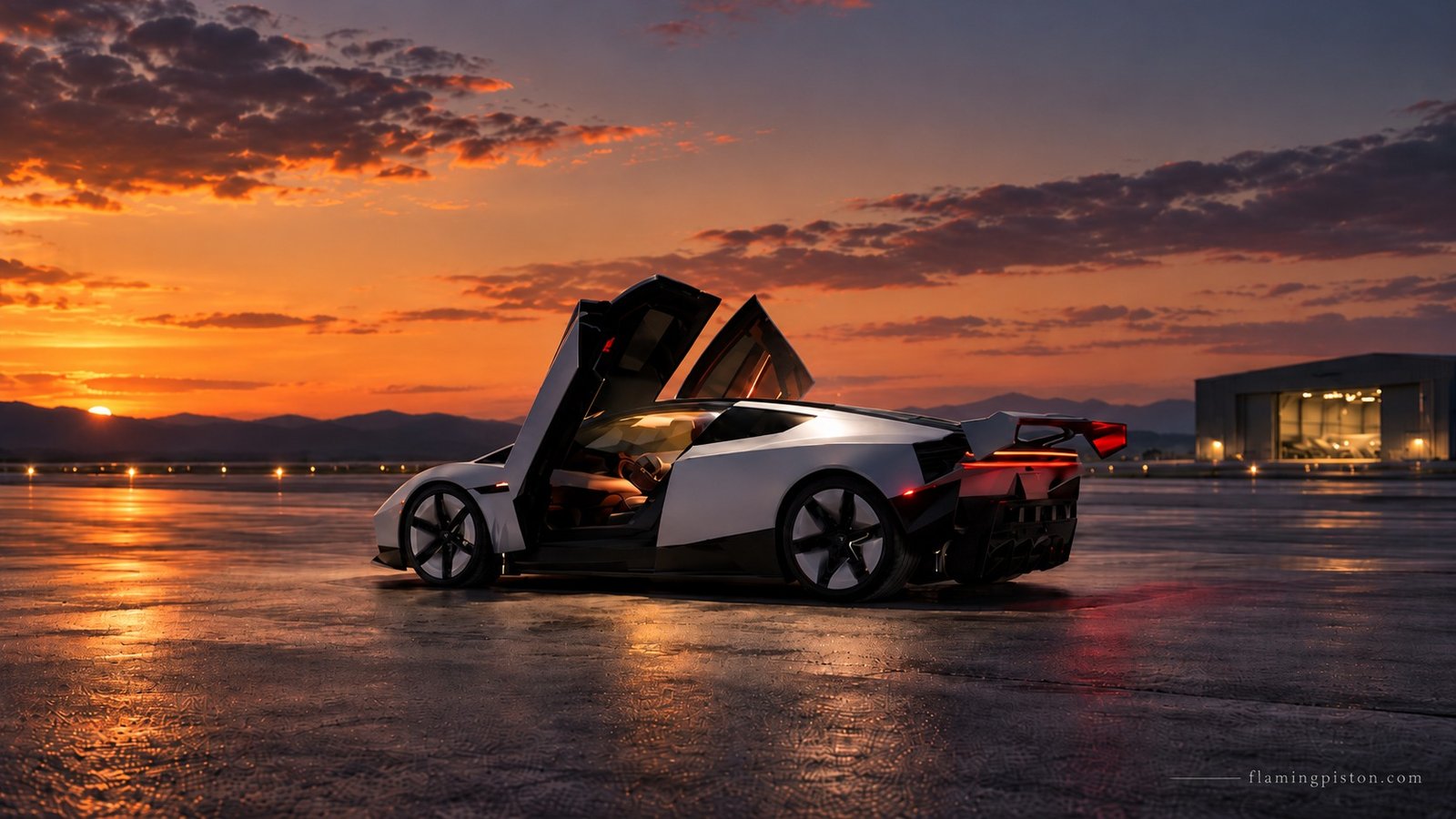 Tesla Roadster editorial illustration